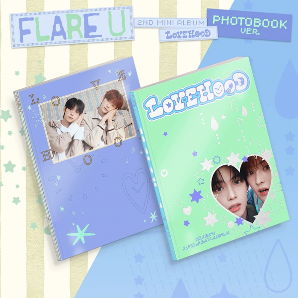 Flare U - Lovehood (Random Ver.) in der Gruppe CD / K-Pop bei Bengans Skivbutik AB (5693926)