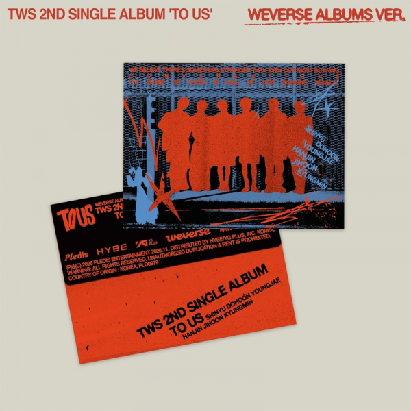 Tws - To Us (Weverse Albums Ver.) in der Gruppe MERCHANDISE / Merch+Code / Kommande / K-Pop bei Bengans Skivbutik AB (5694247)
