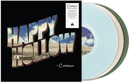 Cursive - Happy Hollow (20 Year Anniversary Edition/Blue/Clear/Green Vinyl/3Lp) in der Gruppe UNSERE TIPPS / Record Store Day / RSD BF 2026 bei Bengans Skivbutik AB (5694274)