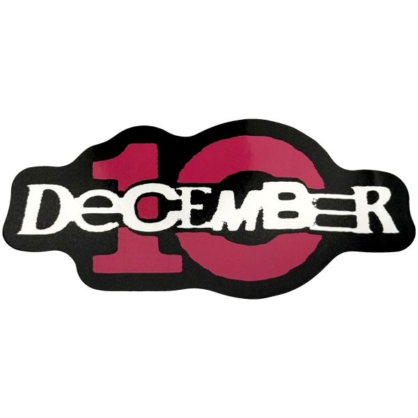December 10 - Logo Sticker in der Gruppe MERCHANDISE / Merch / Nyheter / Pop-Rock bei Bengans Skivbutik AB (5694738)