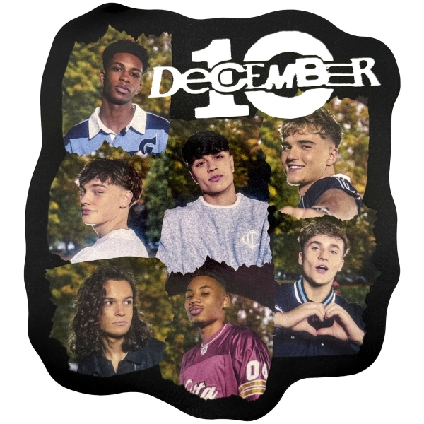 December 10 - Ripped Frame Sticker in der Gruppe MERCHANDISE / Merch / Nyheter / Pop-Rock bei Bengans Skivbutik AB (5694741)