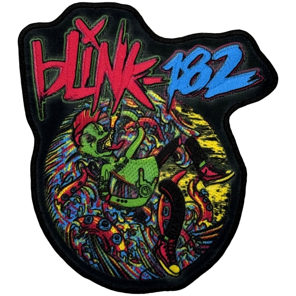 Blink-182 - Overboard Event Woven Patch in der Gruppe MERCH / Accessoires / Aufnäher bei Bengans Skivbutik AB (5694783)