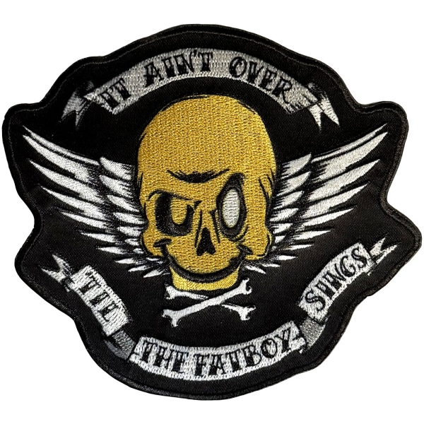 Fatboy Slim - Skull Woven Patch in der Gruppe MERCH / Accessoires / Aufnäher bei Bengans Skivbutik AB (5694812)