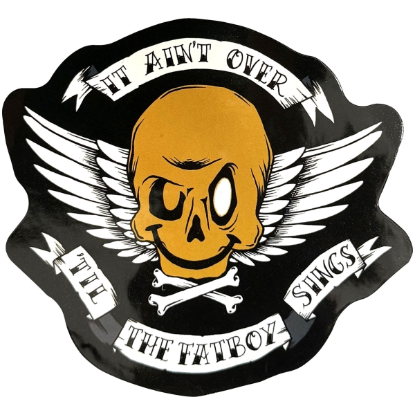 Fatboy Slim - Skull Sticker in der Gruppe MERCHANDISE / Merch / Nyheter / Dance-Techno bei Bengans Skivbutik AB (5694817)