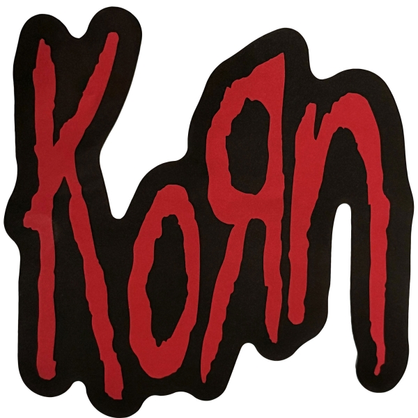 Korn - Red Logo Sticker in der Gruppe MERCH / Gadgets & Kleinkram / Sticker bei Bengans Skivbutik AB (5694831)