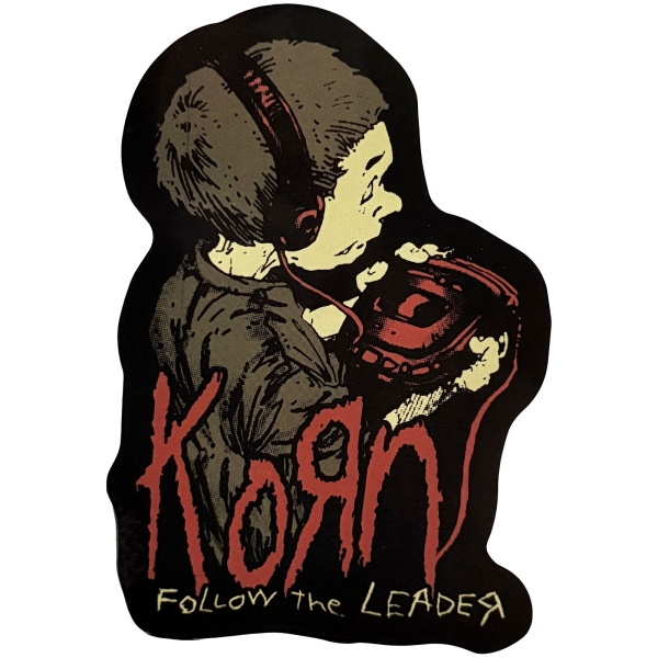 Korn - Follow The Leader Sticker in der Gruppe MERCHANDISE / Merch / Nyheter / Hårdrock bei Bengans Skivbutik AB (5694833)