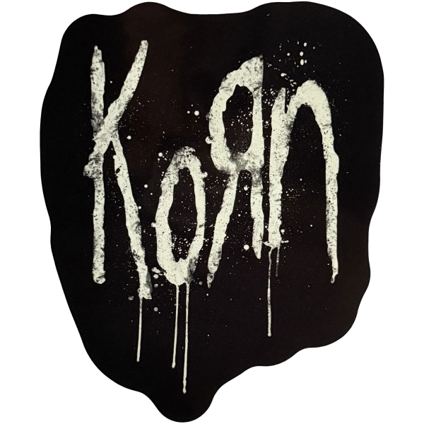 Korn - Splatter Logo Sticker in der Gruppe MERCH / Gadgets & Kleinkram / Sticker bei Bengans Skivbutik AB (5694837)