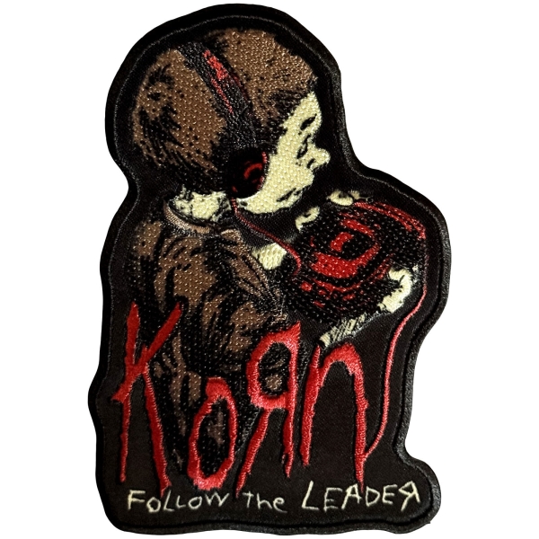Korn - Follow The Leader Woven Patch in der Gruppe MERCH / Accessoires / Aufnäher bei Bengans Skivbutik AB (5694855)