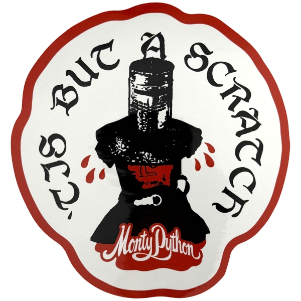 Monty Python - Scratch Sticker in der Gruppe MERCHANDISE / Merch / Nyheter / Film-Musikal bei Bengans Skivbutik AB (5694861)