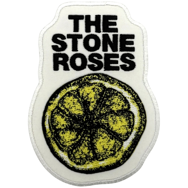 The Stone Roses - Logo & Lemon Woven Patch in der Gruppe MERCHANDISE / Stoffaufnäher / / bei Bengans Skivbutik AB (5694934)