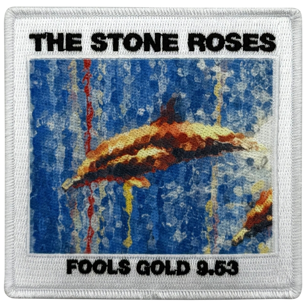 The Stone Roses - Fools Gold Woven Patch in der Gruppe MERCHANDISE / Stoffaufnäher / / bei Bengans Skivbutik AB (5694936)