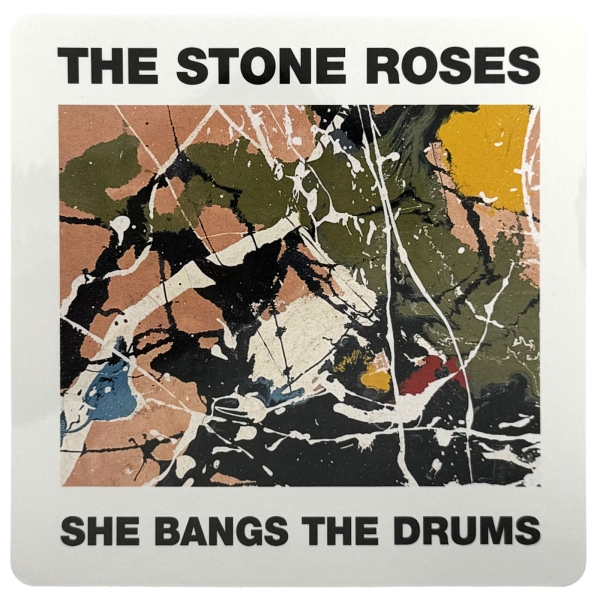 The Stone Roses - She Bangs The Drum Sticker in der Gruppe MERCHANDISE / Merch / Nyheter / Pop-Rock bei Bengans Skivbutik AB (5694944)