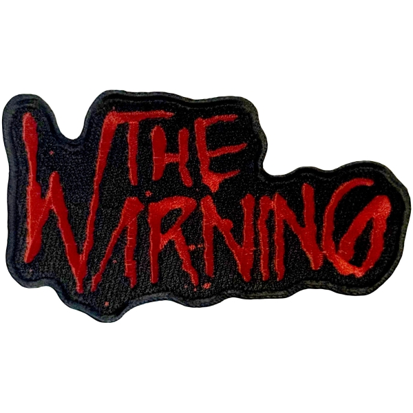Warning - Splatter Logo Woven Patch in der Gruppe MERCH / Accessoires / Aufnäher bei Bengans Skivbutik AB (5694998)