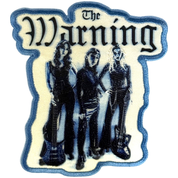 Warning - Blue Blur Woven Patch in der Gruppe MERCH / Accessoires / Aufnäher bei Bengans Skivbutik AB (5694999)
