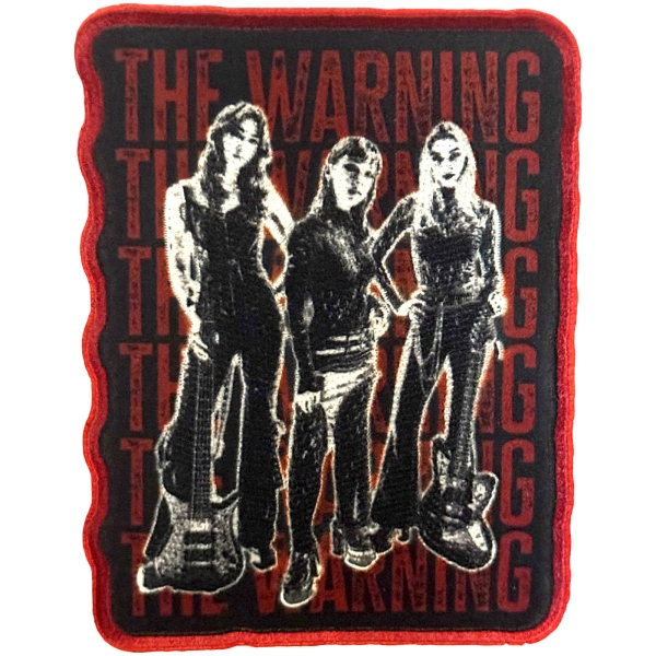 Warning - Stacked Woven Patch in der Gruppe MERCH / Accessoires / Aufnäher bei Bengans Skivbutik AB (5695000)