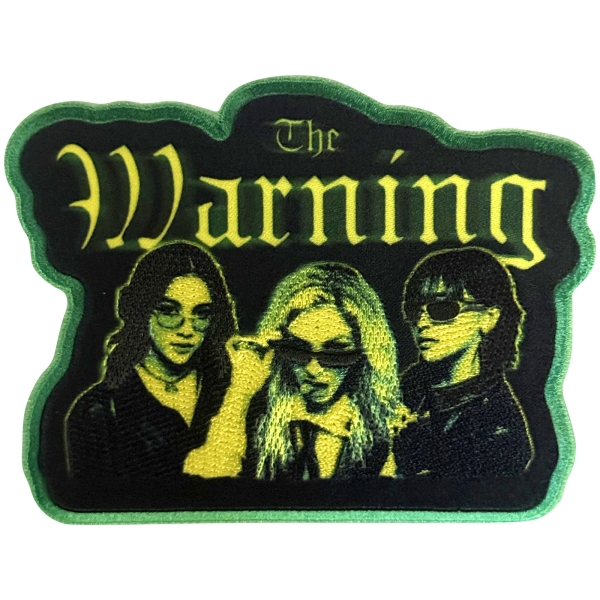 Warning - Yellow Girls Woven Patch in der Gruppe MERCH / Accessoires / Aufnäher bei Bengans Skivbutik AB (5695002)