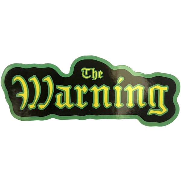 Warning - Logo Sticker in der Gruppe MERCHANDISE / Merch / Nyheter / Hårdrock bei Bengans Skivbutik AB (5695003)