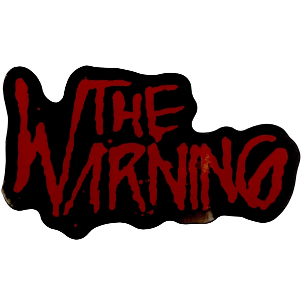 Warning - Splatter Logo Sticker in der Gruppe MERCHANDISE / Merch / Nyheter / Hårdrock bei Bengans Skivbutik AB (5695004)