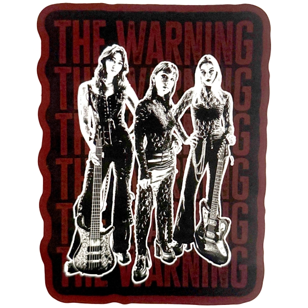 Warning - Stacked Sticker in der Gruppe MERCHANDISE / Merch / Nyheter / Hårdrock bei Bengans Skivbutik AB (5695006)