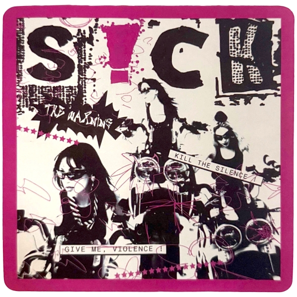 Warning - S!Ck Sticker in der Gruppe MERCHANDISE / Merch / Nyheter / Hårdrock bei Bengans Skivbutik AB (5695007)