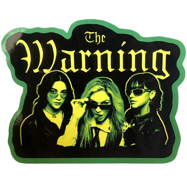 Warning - Yellow Girls Sticker in der Gruppe MERCH / Gadgets & Kleinkram / Sticker bei Bengans Skivbutik AB (5695008)