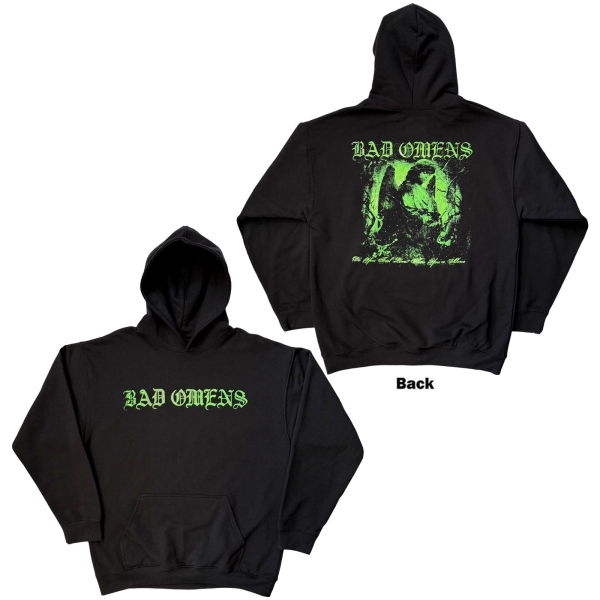Bad Omens - Green Angel Uni Bl Hoodie in der Gruppe MERCHANDISE / Kapuzenpullover / Nyheter / Hårdrock bei Bengans Skivbutik AB (5695016r)