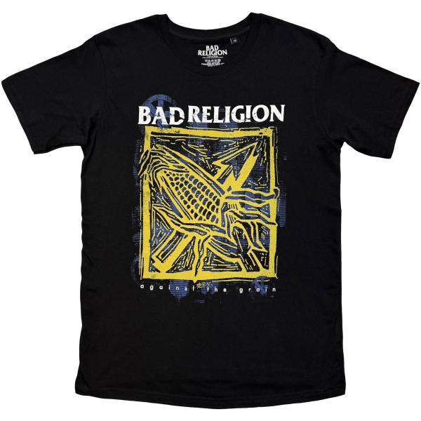 Bad Religion - Against The Grain Halftone Uni Bl T-Shirt in der Gruppe MERCHANDISE / T-shirt / Nyheter / Punk bei Bengans Skivbutik AB (5695020r)