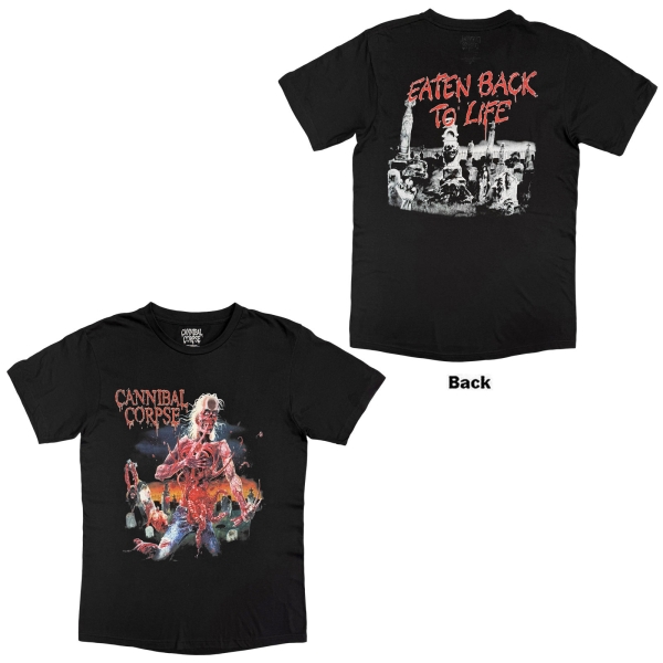 Cannibal Corpse - Eaten Back To Life Uni Bl T-Shirt in der Gruppe MERCHANDISE / T-shirt / Nyheter / Hårdrock bei Bengans Skivbutik AB (5695022r)
