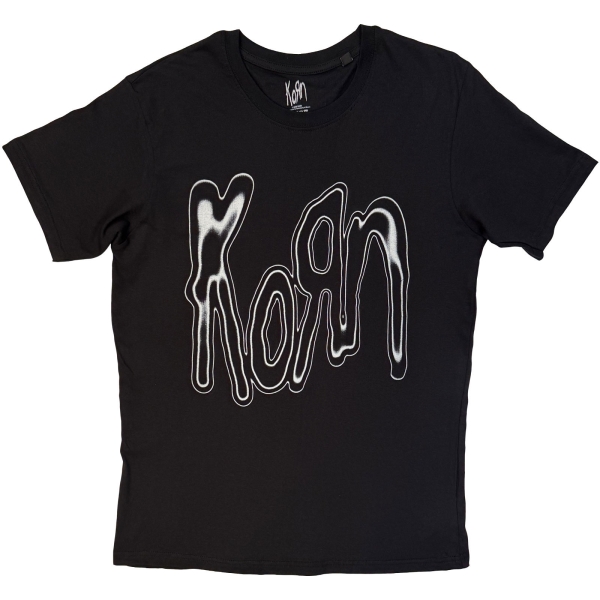 Korn - Metallic Logo Uni Bl T-Shirt in der Gruppe MERCH / Kleidung / T-Shirts bei Bengans Skivbutik AB (5695031r)