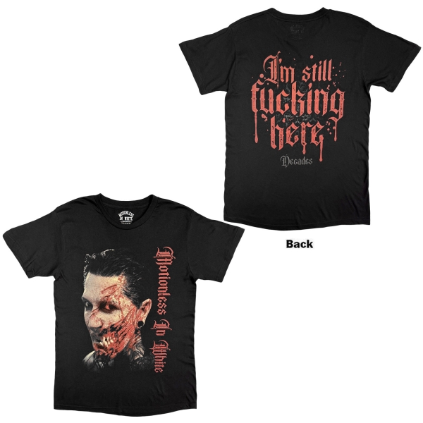 Motionless In White - Decades Uni Bl T-Shirt in der Gruppe MERCHANDISE / T-shirt / Nyheter / Hårdrock bei Bengans Skivbutik AB (5695038r)