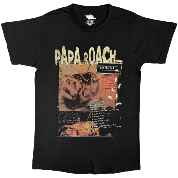 Papa Roach - Scraps Uni Bl T-Shirt in der Gruppe MERCHANDISE / T-shirt / Nyheter / Hårdrock bei Bengans Skivbutik AB (5695043r)