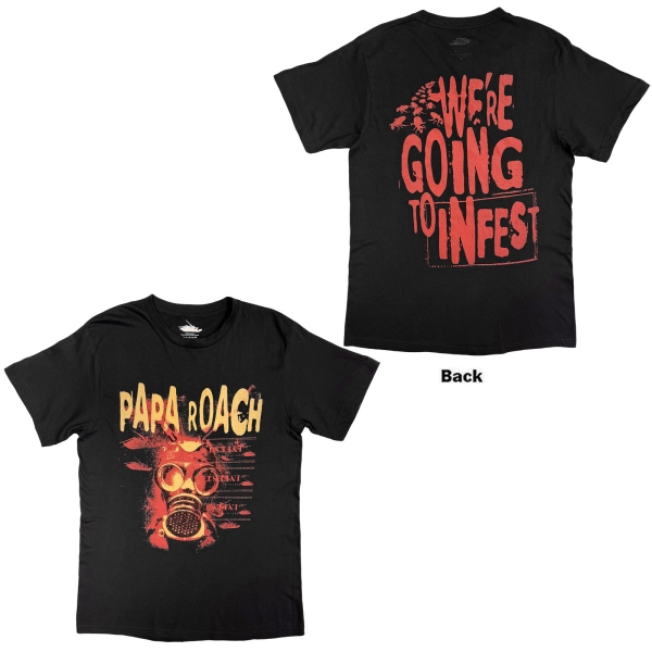 Papa Roach - Infest Uni Bl T-Shirt in der Gruppe MERCHANDISE / T-shirt / Nyheter / Hårdrock bei Bengans Skivbutik AB (5695044r)