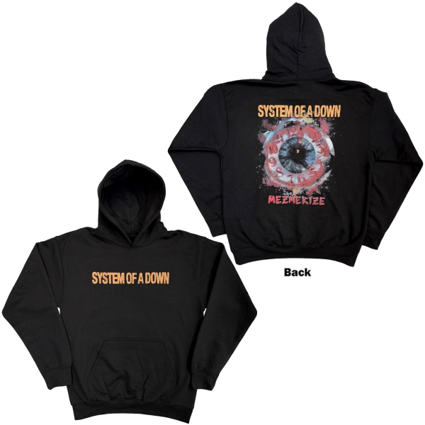 System Of A Down - Mezmerize Uni Bl Hoodie in der Gruppe MERCHANDISE / Kapuzenpullover / Nyheter / Hårdrock bei Bengans Skivbutik AB (5695048r)