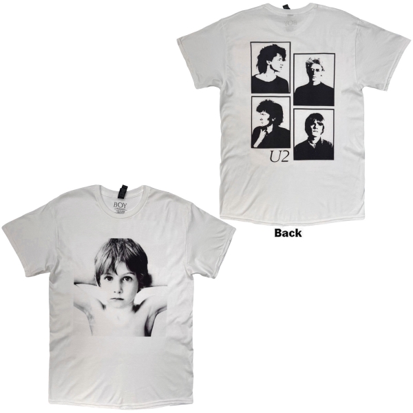 U2 - Boy Uni Wht T-Shirt in der Gruppe MERCH / Kleidung / T-Shirts bei Bengans Skivbutik AB (5695049r)