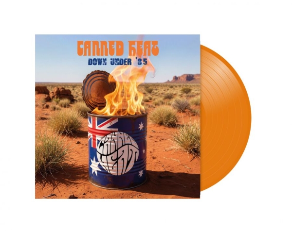 Canned Heat - Down Under In '85 (Orange Vinyl Lp) in der Gruppe VINYL / Kommande / Pop-Rock bei Bengans Skivbutik AB (5695428)