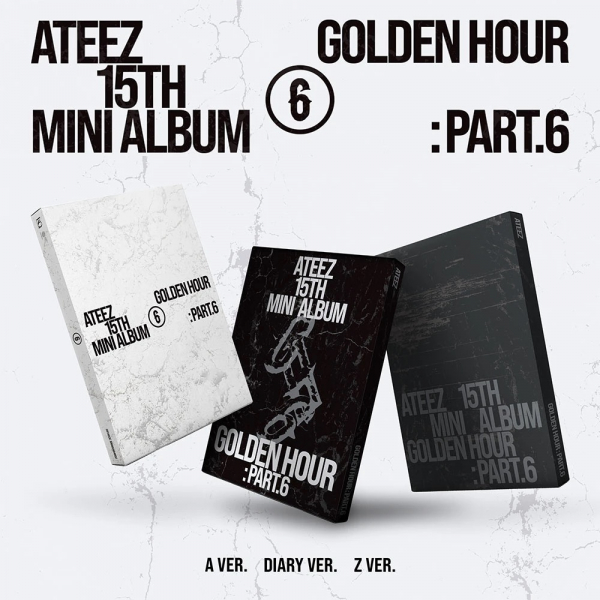 Ateez - Golden Hour : Part.6 (Random Ver.) + Hellolive in der Gruppe CD / Kommande / K-Pop bei Bengans Skivbutik AB (5695468)
