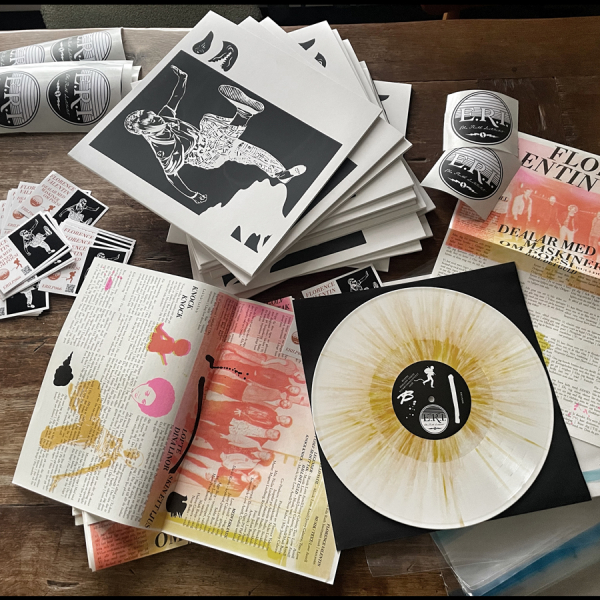 Florence Valentin - Dealar Med Maskiner Om Poesi (White/Orange Splatter Vinyl LP) in der Gruppe VINYL / Nyheter / Pop-Rock bei Bengans Skivbutik AB (5695509)