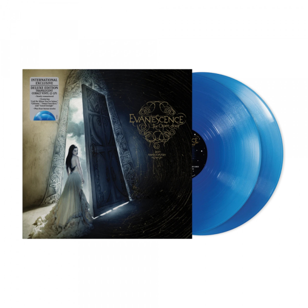 Evanescence - The Open Door (Deluxe Edition Translucent Cobalt Vinyl / 2LP) in der Gruppe VINYL / Kommande / Hårdrock,Pop-Rock bei Bengans Skivbutik AB (5695659)