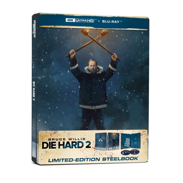 Movie - Die Hard 2 (Ltd Steelbook 2-disc / 4K UHD + Blu-ray) in der Gruppe FILM / Film UHD-4K / Action bei Bengans Skivbutik AB (5695846)