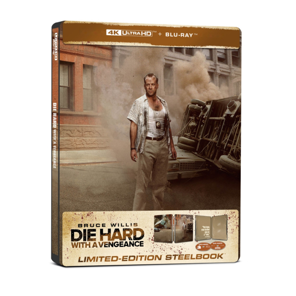 Movie - Die Hard With A Vengeance (Ltd Steelbook 2-disc / 4K UHD + Blu-ray) in der Gruppe FILM / Film UHD-4K / Action bei Bengans Skivbutik AB (5695847)