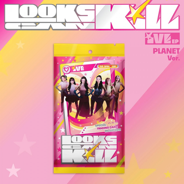 Ive - Looks Can Kill (Planet Ver.) in der Gruppe MERCHANDISE / Merch+Code / Kommande / K-Pop bei Bengans Skivbutik AB (5695849)