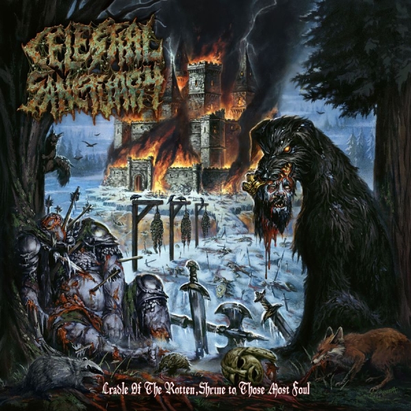 Celestial Sanctuary - Cradle Of The Rotten, Shrine To Tho in der Gruppe CD / Kommande / Hårdrock bei Bengans Skivbutik AB (5696126)
