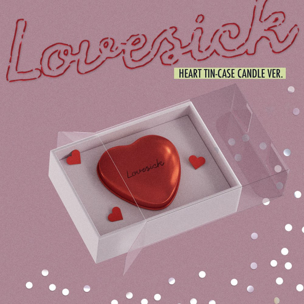 Chaeryeong - Lovesick (Heart Tin-Case Candle Ver.) in der Gruppe CD / Kommande / K-Pop bei Bengans Skivbutik AB (5696501)