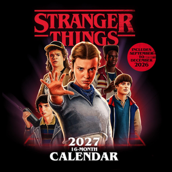 Stranger Things - 2027 30X30 Square Calendar in der Gruppe MERCH / Gadgets & Kleinkram / Kalender bei Bengans Skivbutik AB (5696521)