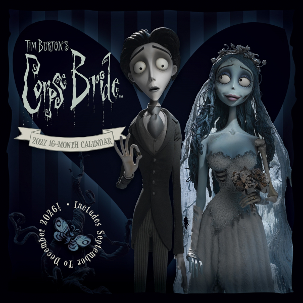 Corpse Bride - 2027 30X30 Square Calendar in der Gruppe MERCH / Gadgets & Kleinkram / Kalender bei Bengans Skivbutik AB (5696523)