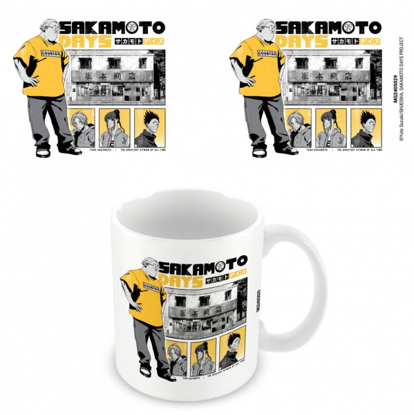 Sakamoto Days  - Hitman White Pod Mug in der Gruppe MERCH / Wohnen & Deko / Tassen bei Bengans Skivbutik AB (5696536)