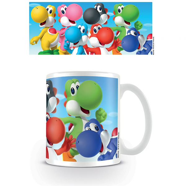 Super Mario - Yoshi's Mug in der Gruppe MERCH / Wohnen & Deko / Tassen bei Bengans Skivbutik AB (5696538)