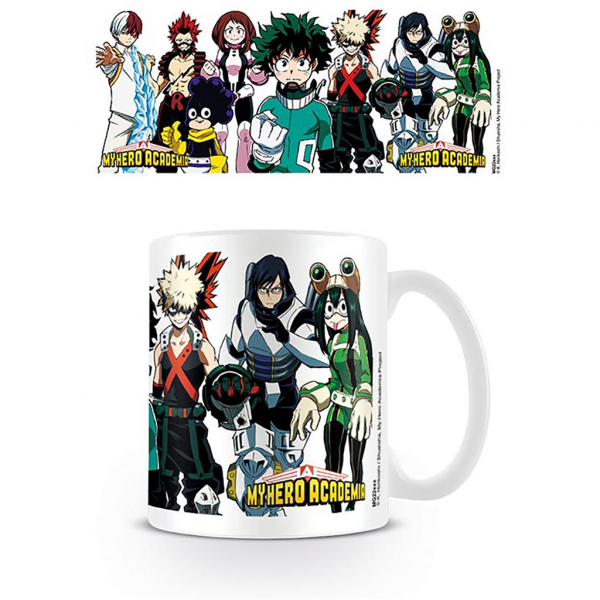 My Hero Academia - Academy Costumed Heroes Mug in der Gruppe MERCH / Wohnen & Deko / Tassen bei Bengans Skivbutik AB (5696541)