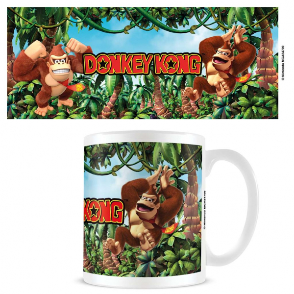 Donkey Kong  - 3D Jungle White Pod Mug in der Gruppe MERCH / Wohnen & Deko / Tassen bei Bengans Skivbutik AB (5696547)