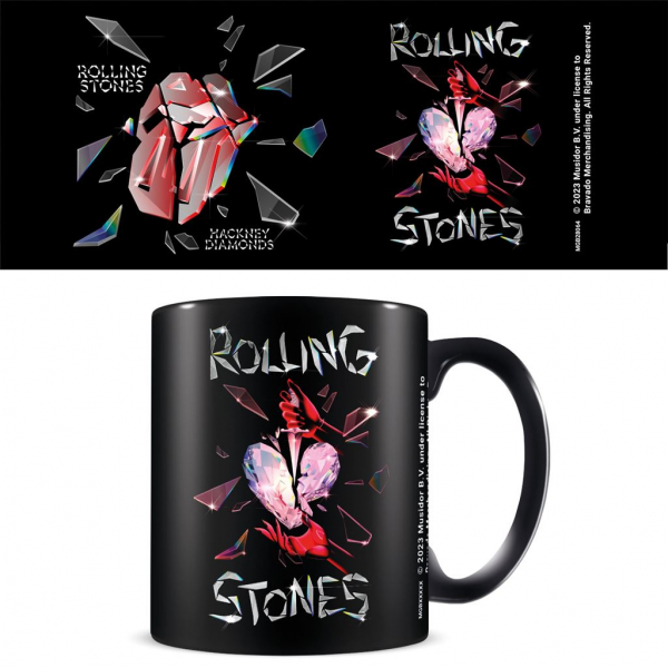 The Rolling Stones - Hackney Diamonds Black Pod Mug in der Gruppe MERCH / Wohnen & Deko / Tassen bei Bengans Skivbutik AB (5696550)